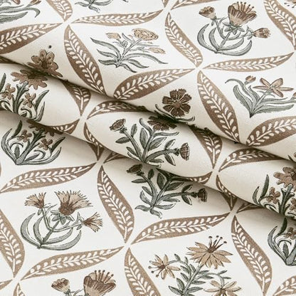 MIULEE Fall Floral Throw Pillow Covers 20x20 Set of 2, Brown - color: Brown, size: 20" x 20" (Pack of 2)