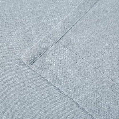 Vision Home Blue Grey Linen Pinch Pleated Semi Sheer Curtains 40Wx84Lx2 - color: Blue Fog/Pinch, size: 40"W x 84"L (Pack of 2)