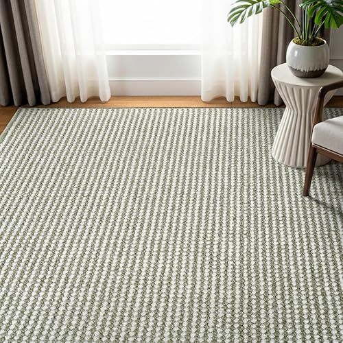 Gertmenian Indoor Boho Area Rug - 9x13 Extra Large, Durable, Non-Shedding & Stain Resistant, Ideal for High Traffic Areas in Foyer, Living Room, Kitchen, Entryway, & Bedroom - Romi, Sage, 23883 - color: Romi Sage, size: 8'9" x 13'1" (Extra Large)