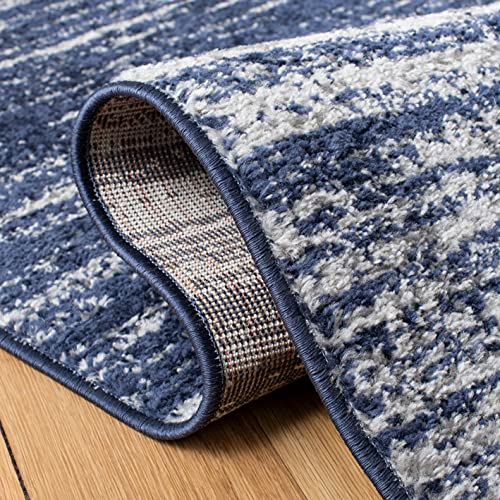 SAFAVIEH Adirondack Accent Rug 2'6"x4', Navy & Grey ADR113E - color: Navy/Grey, size: 2'6" x 4' (Rectangular)