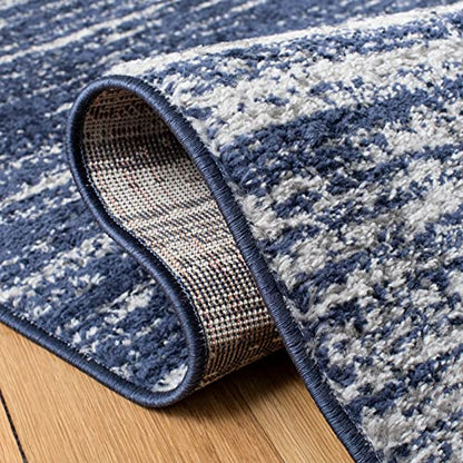 SAFAVIEH Adirondack Accent Rug 2'6"x4', Navy & Grey ADR113E - color: Navy/Grey, size: 2'6" x 4' (Rectangular)