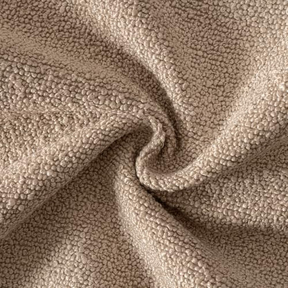 MIULEE Textured Boucle Lumbar Pillow Cover for Bed 12x20 Khaki - color: Khaki, size: 20" x 12" (Pack of 1)