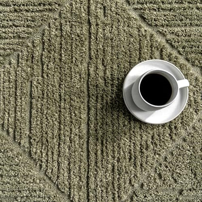 nuLOOM Kerry Green Trellis Power Loomed Area Rug, 8' x 10' - color: Kerry Green, size: 7'10" x 10' (Rectangular)