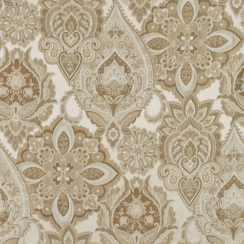 Albany Luxury Bedspread, Champagne and Ivory, California King, 3 Pc Set