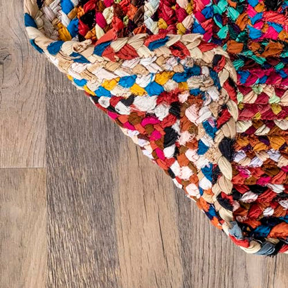 nuLOOM Tammara Multicolor Ombre Braided Runner Rug, 2' x 8'