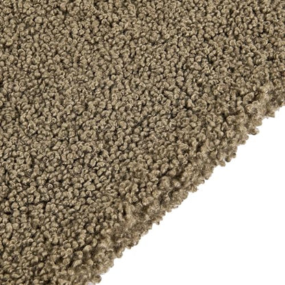 HiEnd Accents Teddy Dark Oak 50x60 inch Boucle Throw Blanket - color: Dark Oak, size: 50" x 60"