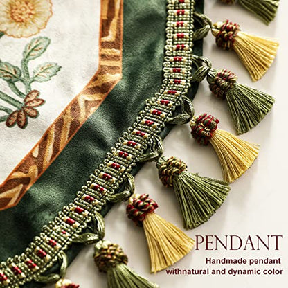 Patdrea Designer Elegant French Velvet Table Runner,12"X118"-Botticelli - color: Botticelli Velvet, size: 12"*118"