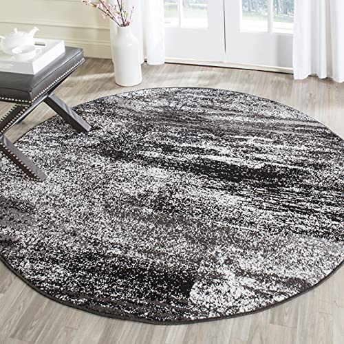 SAFAVIEH Adirondack Runner Rug 2'1"x8', Modern Silver & Black ADR112A - color: Silver/Black, size: 2'1" x 8' (Runner)
