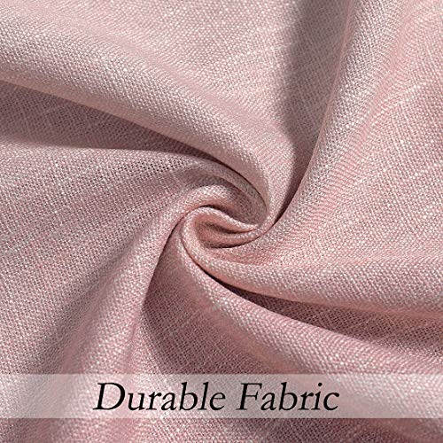 Central Park Ombre Backtab Semi Sheer Curtain, Cream White to Pink, 50"x95" - color: Pink, size: 50"W x 95"L (Pack of 2)