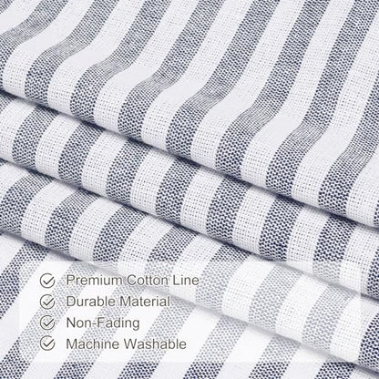 ASPMIZ Farmhouse Valances for Windows, Beige+Blue, 60x14 Inches, 1 Panel - color: Beige&blue, size: 60"W x 14"L (Pack of 1)