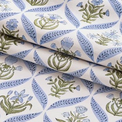 MIULEE Floral Throw Pillow Covers 18x18 Set of 2, Blue and Green - color: Blue Green, size: 18" x 18" (Pack of 2)