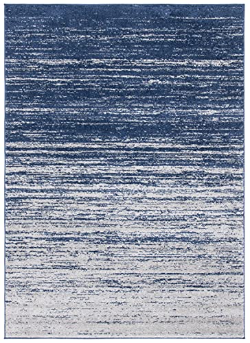 SAFAVIEH Adirondack Accent Rug 2'6"x4', Navy & Grey ADR113E - color: Navy/Grey, size: 2'6" x 4' (Rectangular)