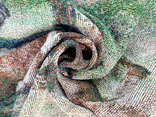 Western Galloping Horse Chenille Tapestry Throw Blanket 50" x 60" - color: Horse