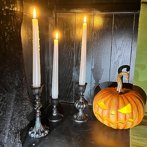 Guichifun Black Candlestick Holder Set of 3 Living Room Decor - color: Black