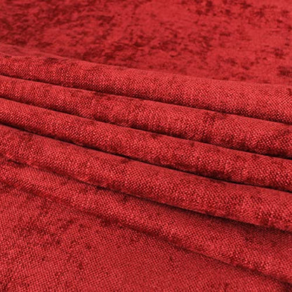 AMBERIS Bed Runner Red, Chenille Soft No Fading Modern Bed Scarf (Pillowcases Sold Separately) - color: Red, size: 6'11" x 1'8" (for 1.5m Bed)