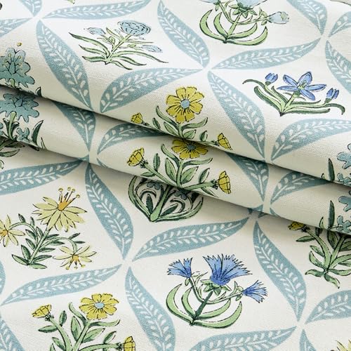 MIULEE Floral Throw Pillow Covers 18x18 Set of 2, Light Blue - color: Light Blue, size: 18" x 18" (Pack of 2)