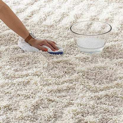 Livabliss Hapsburg Moroccan Shag Area Rug, 7'10" x 10'2, Beige - color: Beige, size: 7'10" x 10'2" (Rectangular)