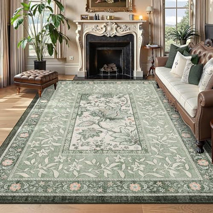 GarveeHome Area Rug - color: Sage Grove, size: 10' x 14' (Rectangular)