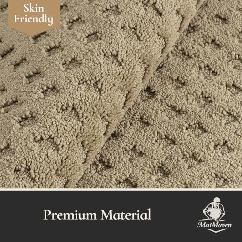 Dirt Trapper Door Mat 36"x 60", Non-Slip Entryway Rugs, Beige - color: Beige, size: 36" x 60"