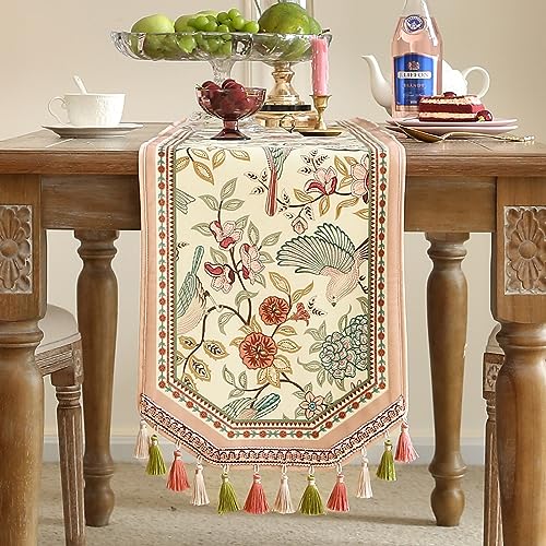 Patdrea Designer Vintage French Velvet Table Runner,12"X118"-Cullom - color: Cullom Velvet, size: 12"*118"