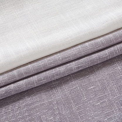 Central Park Ombre Semi Sheer Curtain, Cream White to Lavender, 40"x63"x2 - color: Lavender/ Purple, size: 40"W x 63"L (Pack of 2)