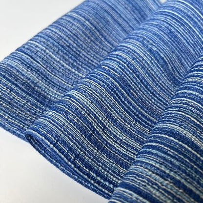 WAZAIGUR Oval Placemats Set of 4, Woven Braided, 18 x 12 Inch, Blue ＆ White - color: Blue and White, size: set of 4