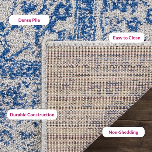 SAFAVIEH Adirondack Accent Rug 2x3, Grey & Blue ADR109A - color: Grey/Blue, size: 2' x 3' (Rectangular)