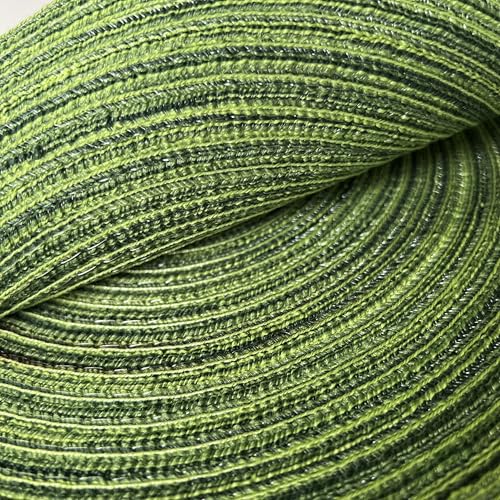 WAZAIGUR Oval Placemats Set of 4, Woven Braided, 18 x 12 Inch, Hunter Green - color: Hunter Green, size: set of 4