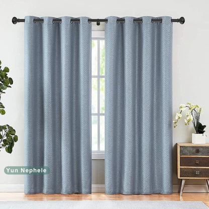 Heavy Duty Curtain Rods, 1 1/8" Diameter Curtain Rod for Window 72-144 Inch(6-12ft), Single Drapery Rods with Classic Finials and Adjustable Aluminum Alloy Brackets, Matte Black - color: Matte Black, size: 72-144"