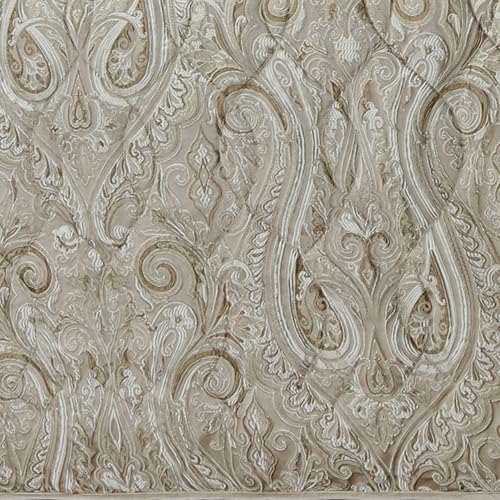 Lunata Luxury Jacquard-Woven Bedspread, Queen, 6 Pc Set