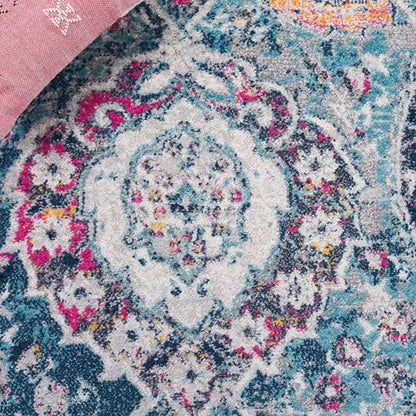 SAFAVIEH Madison Collection Runner - 2'3" x 10', Blue & Grey, Non-Shedding & Easy Care, Ideal for High Traffic Areas in the Living Room, Dining, Bedroom (MAD600M) - color: Blue/Grey, size: 2'3" x 10' (Runner)