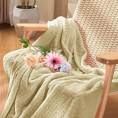 inhand Camel Throw Blanket for Couch, Super Soft Flannel Blanket Throw Size All Season Use, 50 x 60 Inches - color: Camel, size: Throw/Travel-50x60 IN