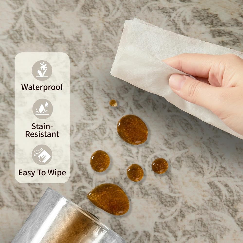 Rugxara Beige Neutral 6x9 Washable Area Rug for Living Room - color: Apricot, size: 6' x 9' (Rectangular)