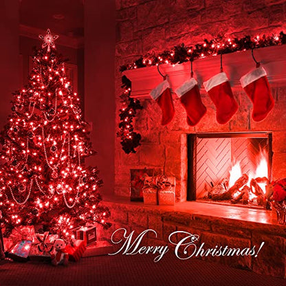 Red Christmas Lights,13FT 50 Count Red String Lights Plug in - color: Red (Green Wire), size: 50 count