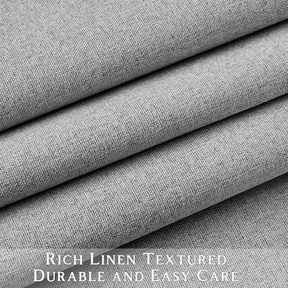 ChrisDowa Grey Blackout Curtains 45 Inches Long 2 Panels for Bedroom - color: Grey, size: 52"W x 45"L (Pack of 2)