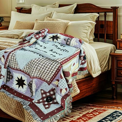Friends&Family Like Angels Tapestry Throw Blanket 50"x60" - color: Angel