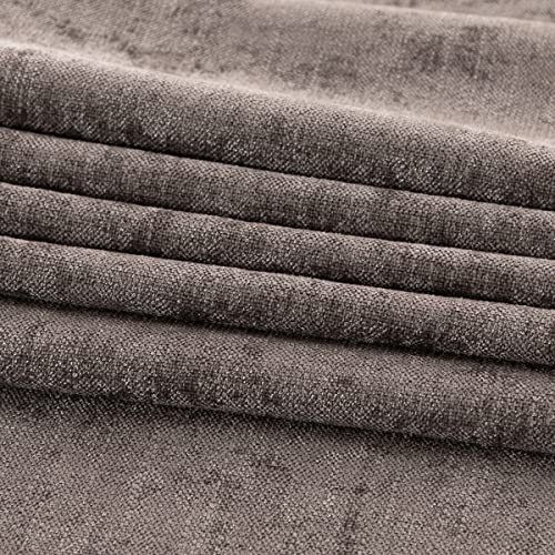 AMBERIS Bed Runner Grey, Chenille Soft No Fading Modern Bed Scarf (Pillowcases Sold Separately) - color: Grey, size: 6'11" x 1'8" (for 1.5m Bed)