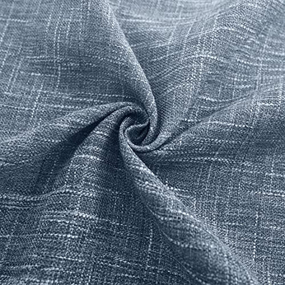 Central Park Ombre Semi Sheer Curtain Cream White to Indigo, 50" Wx63 Lx2 - color: Indigo Blue, size: 50"W x 63"L (Pack of 2)