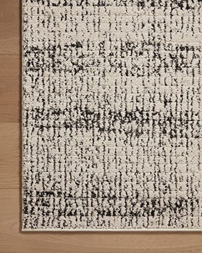 Loloi Darby Oatmeal/Charcoal 2'-7" x 4' Accent Rug - color: Oatmeal / Charcoal, size: 2'7" x 4' (Rectangular)