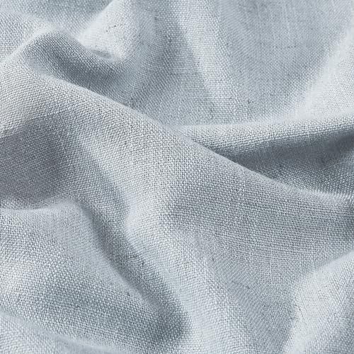 Vision Home Blue Gray Pinch Pleated Full Blackout Curtains Linen Blended Room Darkening Window Curtains 72 inch for Living Room Bedroom Thermal Insulated Pinch Pleat Drapes with Hooks 40" Wx72 Lx2 - color: Grayish Blue, size: 40"W x 72"L (Pack of 2)