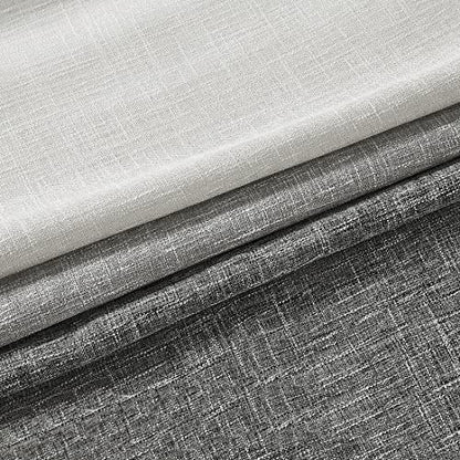 Central Park Ombre Semi Sheer Curtain, Cream White to Grey, 40" Wx84 Lx2 - color: Grey, size: 40"W x 84"L (Pack of 2)