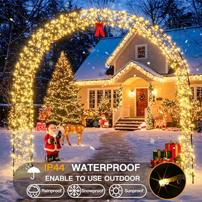 suddus Christmas String Lights 100 LED Connectable Fairy Lights Warm White - color: Warm White Linkable, size: 100LED