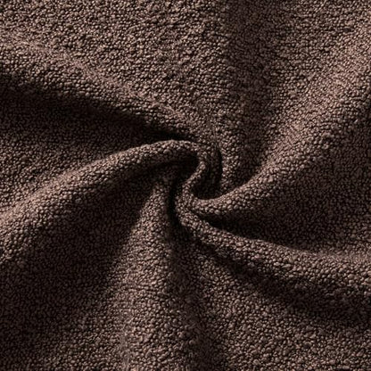 MIULEE Textured Boucle Lumbar Pillow Cover for Bed 12x20 Cocoa Brown - color: Cocoa Brown, size: 20" x 12" (Pack of 1)