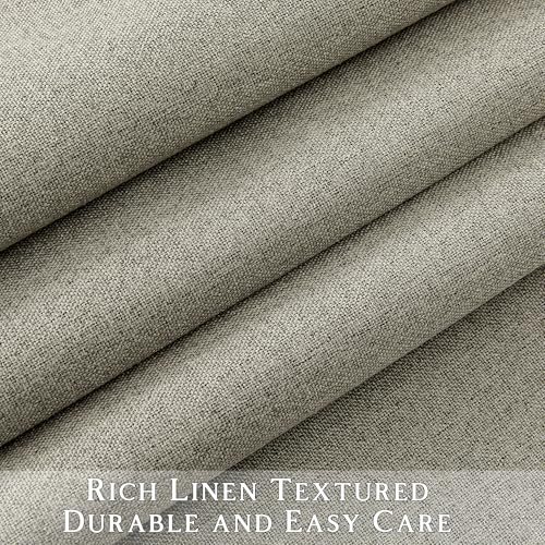 ChrisDowa Sand Blackout Curtains 45 Inches Long 2 Panels for Bedroom - color: Sand, size: 52"W x 45"L (Pack of 2)