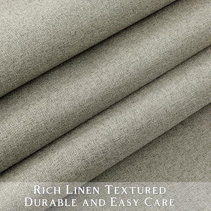 ChrisDowa Sand Blackout Curtains 45 Inches Long 2 Panels for Bedroom - color: Sand, size: 52"W x 45"L (Pack of 2)