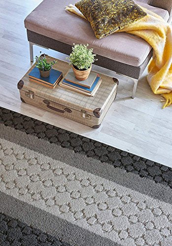 Custom Size Hallway Runner Rug Grey Color 31 inch Wide Select Your Length Non-Slip (Skid Resistance) Rubber Backing 4 feet x 31 inch - color: Chain Grey, size: 2'7" x 4' (Runner)