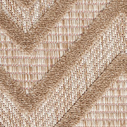 Nourison Home Versatile Natural Beige 4' x 6' Area Rug - Easy Clean, Non Shedding, Bed Room, Living Room, Dining Room, Kitchen (4' x 6') - color: Natural Beige, size: 4' x 6' (Rectangular)