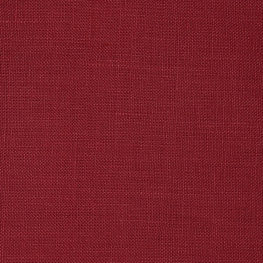 Signature Linen™ by D'Moksha, Red Placemats Set of 4, 14 x 19 Inch, 100% Pure Linen Table Mats, Hemstitch, Machine Washable Cloth Placemats- Fall, Weddings, Outdoor Hosting - color: Red, size: Set of 4 (14 X 19 Inch)