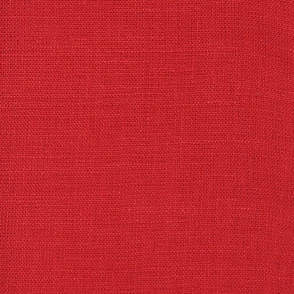 Signature Linen™ by D'Moksha, Bright Red Placemats Set of 4, 14 x 19 Inch, 100% Pure Linen Table Mats, Hemstitch, Machine Washable Cloth Placemats- Fall, Weddings, Outdoor Hosting - color: Bright Red, size: Set of 4 (14 X 19 Inch)