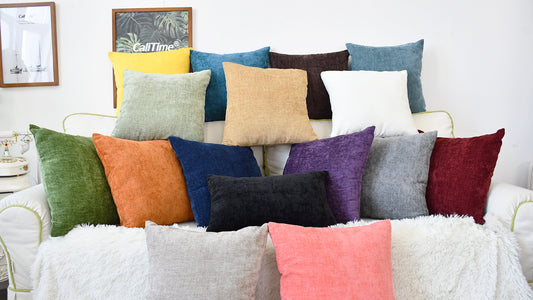 CaliTime Decorative Couch Throw Pillow Covers 16 X 16 Inches Light Taupe - color: Light Taupe, size: 16" x 16" (Pack of 2)
